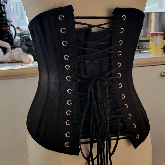 Burleska Gothic Steel Boned Corset size 22 XS-S - Picture 6 of 12